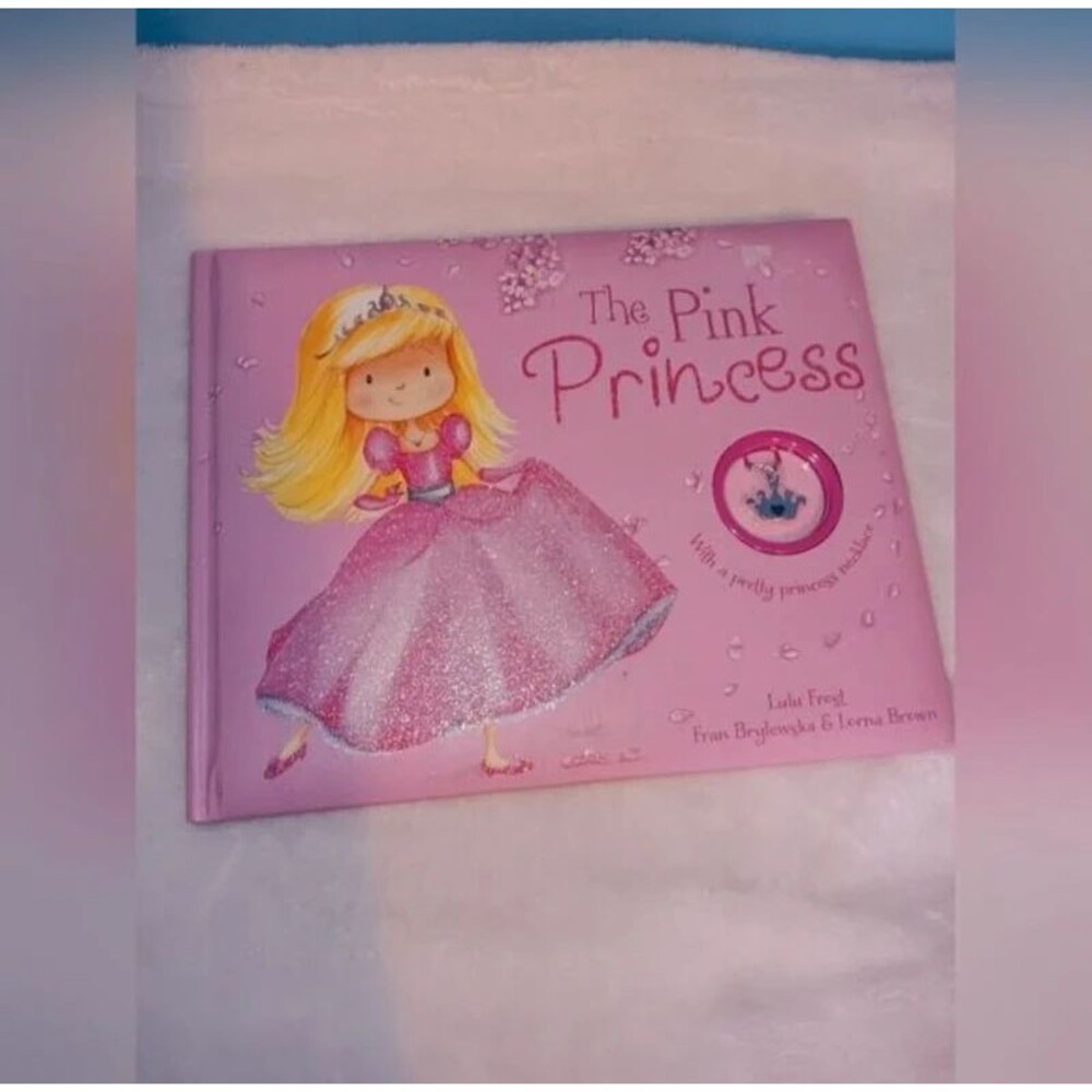 The Pink Princess Board Book Toy | Pink Crown Necklace Book